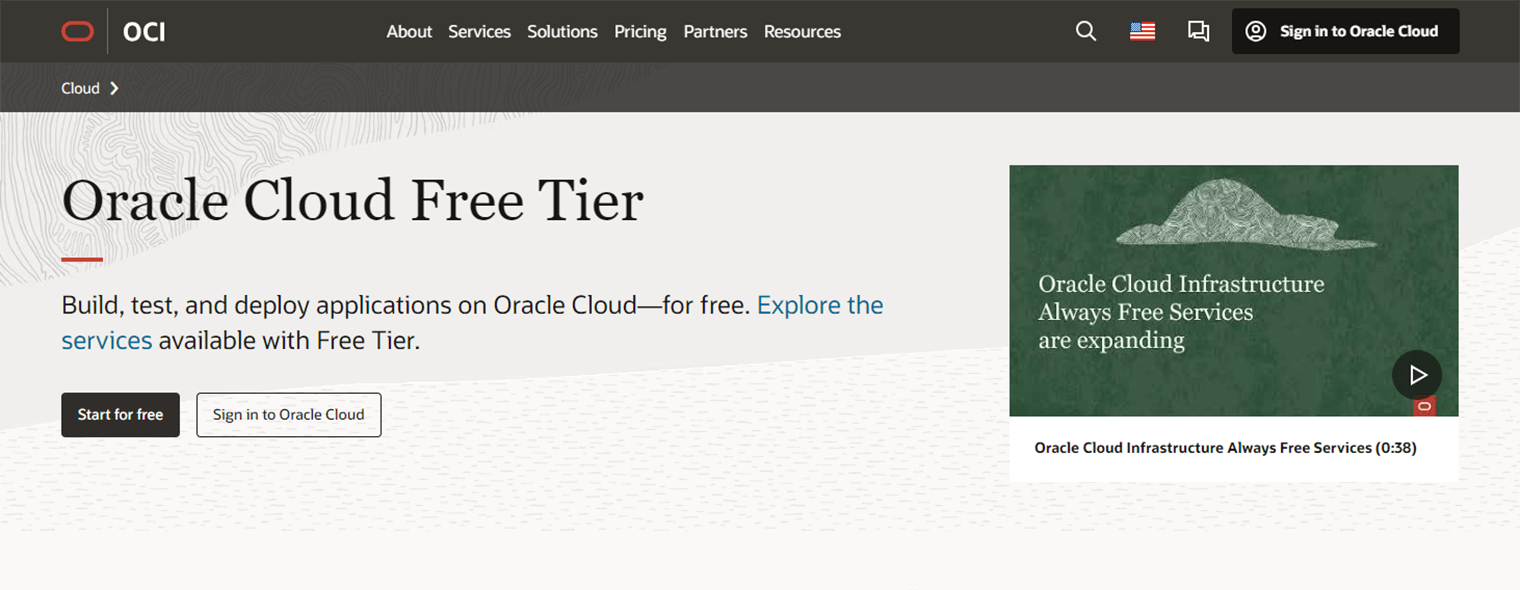 申请Oracle永久免费云主机